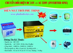 Inverter Sin Chuẩn 24V - 2.000VA , 3,000VA