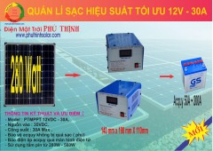 Quản lý sạc hiệu suất tối ưu 12V – 30A