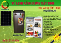 tủ lạnh năng lượng mặt trời